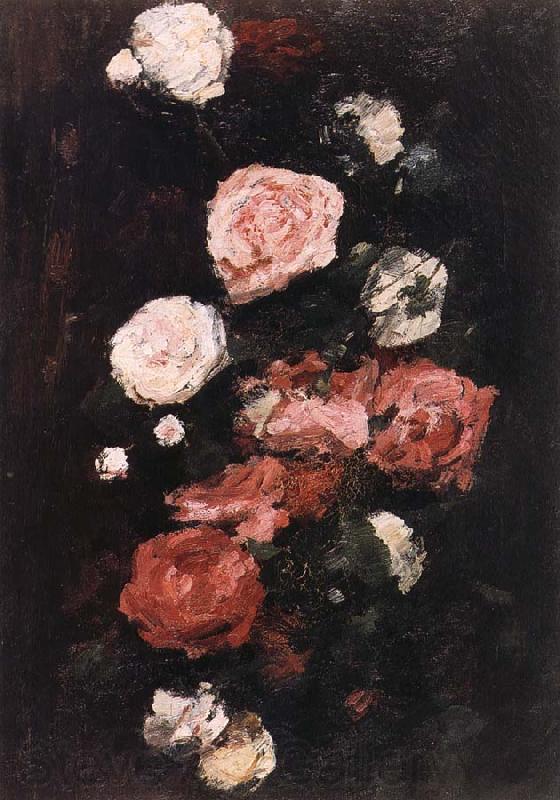 Nicolae Grigorescu Roses Norge oil painting art